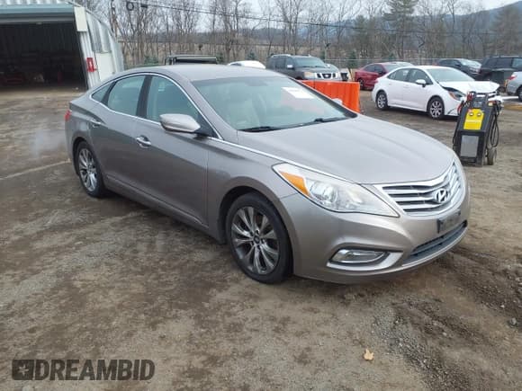 ✅ 2012 Hyundai Azera • VIN: KMHFG4JG5CA187254 • Lot: 43898779. Listed on IAAI with 102,359 mi. Free auction sales archive from the USA and detailed vehicle history report at DreamBid. Image 1.