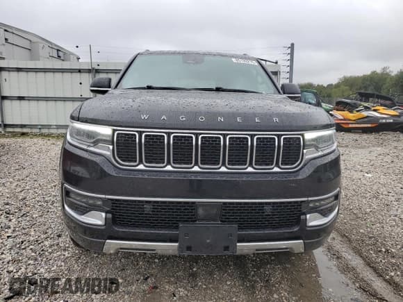 ✅ 2022 Jeep Wagoneer Series III • VIN: 1C4SJVDT9NS227528 • Lot: 85126215. Listed on Copart with 49,648 mi. Free auction sales archive from the USA and detailed vehicle history report at DreamBid. Image 5.