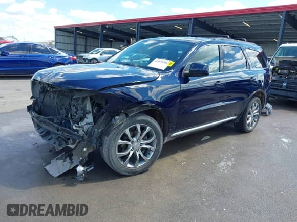 2018 Dodge Durango SXT with VIN 1C4RDJAG9JC262371, listed as a IAAI auction lot 43074206 with 144,525 mi miles and . Bid and sale history available at DreamBid. Image 2.