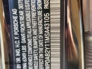 ✅ 2021 Porsche Taycan 4S • VIN: WP0AB2Y11MSA43105 • Lot: 57688023. Wystawiony na Copart z przebiegiem Nie podano. Bezpłatny archiwum sprzedaży aukcyjnych z USA i szczegółowy raport historii pojazdu na DreamBid. Zdjęcie 12.