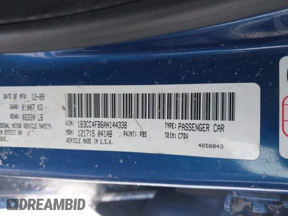 ✅ 2010 Dodge Avenger SXT • VIN: 1B3CC4FB6AN144338 • Lot: 41236730. Wystawiony na IAAI z przebiegiem 158 192 mil. Bezpłatny archiwum sprzedaży aukcyjnych z USA i szczegółowy raport historii pojazdu na DreamBid. Zdjęcie 9.