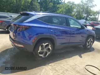 2022 Hyundai Tucson Limited with VIN 5NMJECAE5NH132132, listed as a Copart auction lot 61995285 with 47,709 mi miles and Salvage title. Bid and sale history available at DreamBid. Image 3.