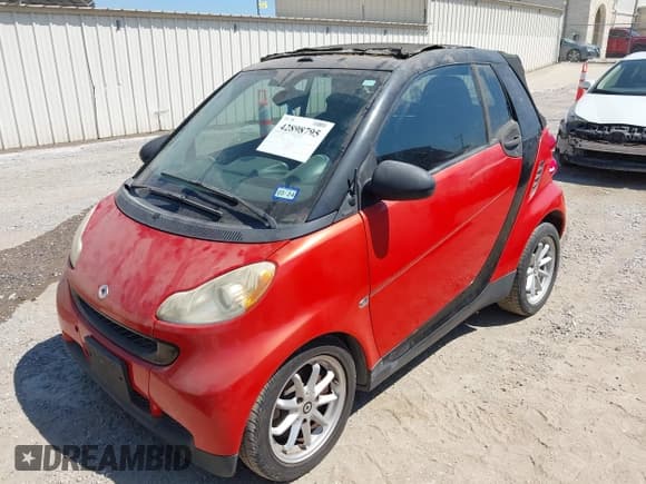 ✅ 2008 Smart fortwo Passion • VIN: WMEEK31X98K133841 • Лот: 42898795. Опубликован ранее на IAAI с пробегом 130 076 миль. Бесплатный доступ к архиву аукционных продаж из США и подробный отчёт об истории автомобиля на DreamBid. Изображение 2.