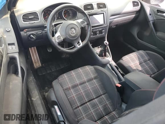 ✅ 2012 Volkswagen Golf GTI w/Conv & Sunroof • VIN: WVWEV7AJ7CW009478 • Lot: 58974025. Listed on Copart with 124,472 mi. Free auction sales archive from the USA and detailed vehicle history report at DreamBid. Image 8.