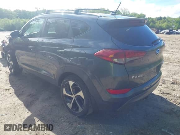 2016 Hyundai Tucson Sport with VIN KM8J3CA26GU208508, listed as a IAAI auction lot 42309929 with 92,406 mi miles and . Bid and sale history available at DreamBid. Image 3.