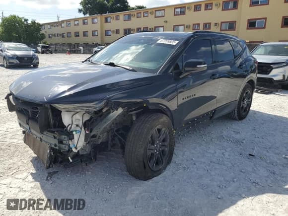 ✅ 2021 Chevrolet Blazer LT • VIN: 3GNKBDRS3MS540527 • Лот: 67099805. Опубликован ранее на Copart с пробегом 45 400 миль. Бесплатный доступ к архиву аукционных продаж из США и подробный отчёт об истории автомобиля на DreamBid. Изображение 1.