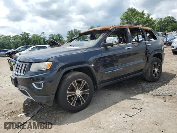 ✅ 2016 Jeep Grand Cherokee • VIN: NOVIN64009705 • Lot: 64009705. Listed on Copart with Not provided. Free auction sales archive from the USA and detailed vehicle history report at DreamBid. Image 1.