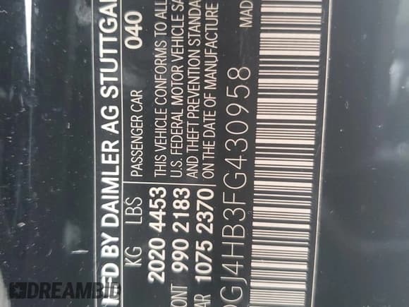 ✅ 2015 Mercedes-Benz C 250 • VIN: WDDGJ4HB3FG430958 • Lot: 81628345. Wystawiony na Copart z przebiegiem 100 226 mil. Bezpłatny archiwum sprzedaży aukcyjnych z USA i szczegółowy raport historii pojazdu na DreamBid. Zdjęcie 12.