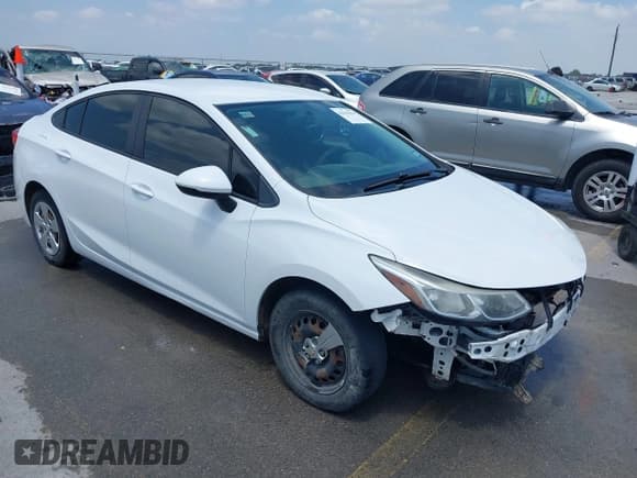 ✅ 2016 Chevrolet Cruze LS • VIN: 1G1BB5SM0G7231541 • Lot: 42163394. Listed on IAAI with 126,126 mi. Free auction sales archive from the USA and detailed vehicle history report at DreamBid. Image 1.