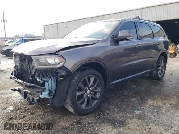✅ 2018 Dodge Durango GT • VIN: 1C4RDJDG5JC403898 • Lot: 67612125. Listed on Copart with 107,010 mi. Free auction sales archive from the USA and detailed vehicle history report at DreamBid. Image 1.