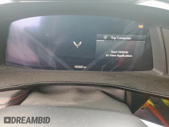 ✅ 2021 Chevrolet Corvette 3LT • VIN: 1G1YC2D49M5110744 • Lot: 60276445. Listed on Copart with 16,268 mi. Free auction sales archive from the USA and detailed vehicle history report at DreamBid. Image 9.