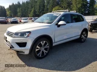 ✅ 2017 Volkswagen Touareg Wolfsburg Edition • VIN: WVGRF7BP9HD002922 • Лот: 81529665. Опубликован ранее на Copart с пробегом 48 104 миль. Бесплатный доступ к архиву аукционных продаж из США и подробный отчёт об истории автомобиля на DreamBid. Изображение 1.