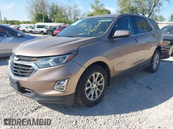 2018 Chevrolet Equinox LT with VIN 3GNAXJEV3JL107596, listed as a IAAI auction lot 43350614 with 105,715 mi miles and . Bid and sale history available at DreamBid. Image 22.
