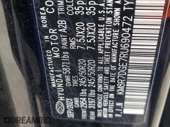 ✅ 2024 Hyundai Palisade Calligraphy • VIN: KM8R7DGE7RU690472 • Лот: 83114574. Опубликован ранее на Copart с пробегом 13 874 миль. Бесплатный доступ к архиву аукционных продаж из США и подробный отчёт об истории автомобиля на DreamBid. Изображение 14.