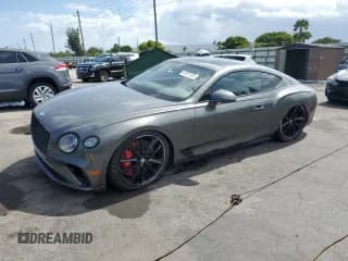 ✅ 2022 Bentley Continental GT GT V8 • VIN: SCBCG2ZG3NC093058 • Lot: 66557405. Listed on Copart with 9,760 mi. Free auction sales archive from the USA and detailed vehicle history report at DreamBid. Image 1.