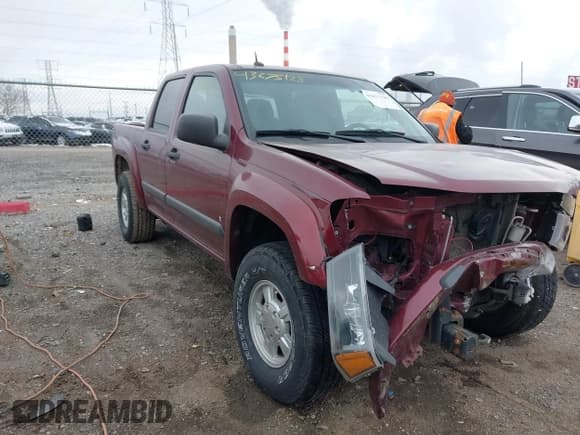 ✅ 2008 Chevrolet Colorado 2LT • VIN: 1GCDT13E888107929 • Lot: 43673128. Listed on IAAI with 176,503 mi. Free auction sales archive from the USA and detailed vehicle history report at DreamBid. Image 1.