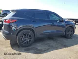 2020 Chevrolet Blazer LT z VIN 3GNKBHRS3LS531610, wystawiony jako Copart lot #68081934 z przebiegiem Nie podano mil oraz Szkoda całkowita • Salvage title. Historia ofert i sprzedaży dostępna na DreamBid. Obrazek 3.