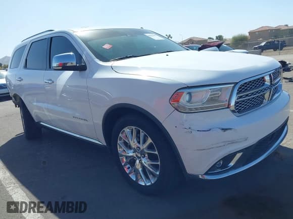 ✅ 2014 Dodge Durango Citadel • VIN: 1C4RDHEG4EC537069 • Lot: 41676683. Listed on IAAI with 164,717 mi. Free auction sales archive from the USA and detailed vehicle history report at DreamBid. Image 1.