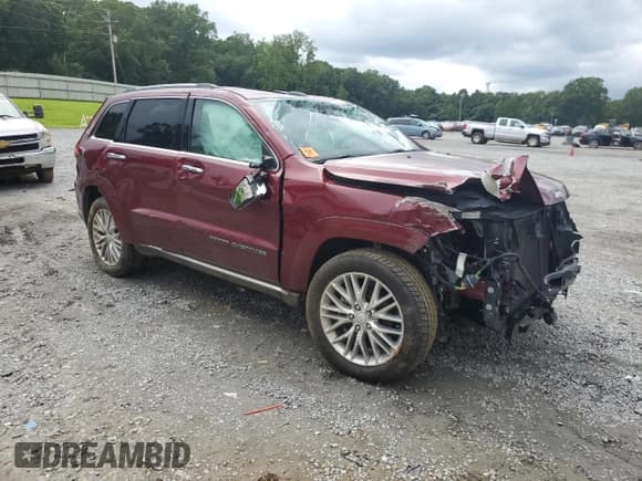 ✅ 2018 Jeep Grand Cherokee Summit • VIN: 1C4RJFJG3JC450504 • Lot: 69654855. Listed on Copart with 118,246 mi. Free auction sales archive from the USA and detailed vehicle history report at DreamBid. Image 4.