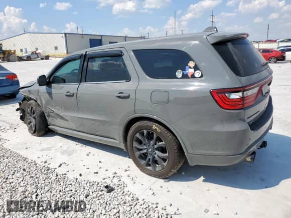 2019 Dodge Durango R/T with VIN 1C4SDHCT7KC604485, listed as a Copart auction lot 80928855 with 127,159 mi miles and Salvage title. Bid and sale history available at DreamBid. Image 2.