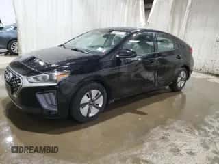 2021 Hyundai Ioniq Blue z VIN KMHC65LC0MU254834, wystawiony jako Copart lot #46636874 z przebiegiem 48 821 mil mil oraz . Historia ofert i sprzedaży dostępna na DreamBid. Obrazek 1.