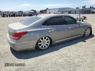 2012 Hyundai Equus Signature с VIN KMHGH4JH1CU049316, выставлен на аукционе Copart как лот 61218825 с пробегом 80 331 миль миль и Чистый • Clean title. История ставок и продаж доступна на DreamBid. Изображение 3.