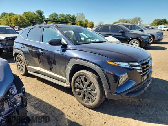 ✅ 2023 Hyundai Tucson N Line • VIN: KM8JFCAE1PU191201 • Lot: 85127355. Listed on Copart with 30,964 mi. Free auction sales archive from the USA and detailed vehicle history report at DreamBid. Image 4.