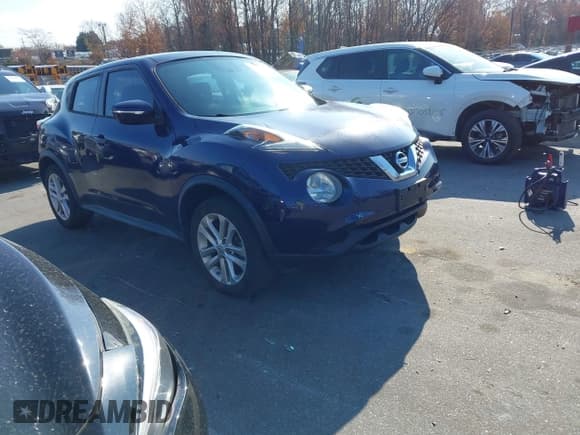 ✅ 2016 Nissan Juke SL • VIN: JN8AF5MV9GT654532 • Лот: 43759021. Опубликован ранее на IAAI с пробегом 98 093 миль. Бесплатный доступ к архиву аукционных продаж из США и подробный отчёт об истории автомобиля на DreamBid. Изображение 1.
