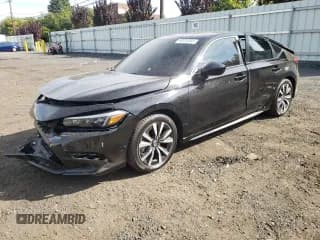✅ 2024 Honda Civic EX-L • VIN: 19XFL1H72RE027827 • Lot: 80393865. Listed on Copart with 38,093 mi. Free auction sales archive from the USA and detailed vehicle history report at DreamBid. Image 1.