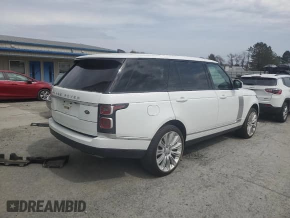 ✅ 2019 Land Rover Range Rover • VIN: SALGS5RE0KA553158 • Лот: 53650495. Опубликован ранее на Copart с пробегом 57 479 миль. Бесплатный доступ к архиву аукционных продаж из США и подробный отчёт об истории автомобиля на DreamBid. Изображение 3.
