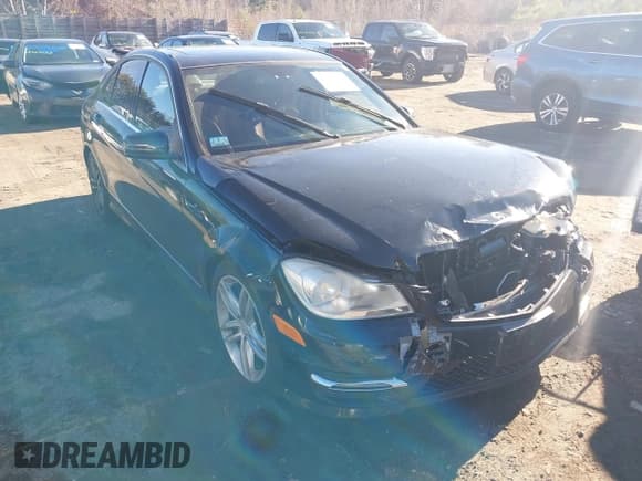 ✅ 2013 Mercedes-Benz C 300 Sport • VIN: WDDGF8ABXDG116305 • Lot: 43720552. Listed on IAAI with 97,409 mi. Free auction sales archive from the USA and detailed vehicle history report at DreamBid. Image 1.