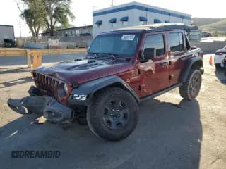 ✅ 2021 Jeep Wrangler Unlimited Rubicon • VIN: 1C4JJXFM1MW780209 • Lot: 64331185. Listed on Copart with 24,873 mi. Free auction sales archive from the USA and detailed vehicle history report at DreamBid. Image 1.