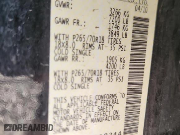 ✅ 2010 Nissan Titan LE • VIN: 1N6BA0EC6AN318344 • Lot: 91043965. Wystawiony na Copart z przebiegiem 156 749 mil. Bezpłatny archiwum sprzedaży aukcyjnych z USA i szczegółowy raport historii pojazdu na DreamBid. Zdjęcie 12.