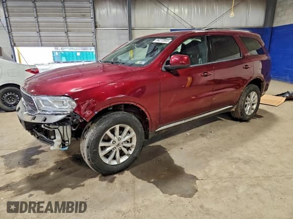 ✅ 2022 Dodge Durango SXT • VIN: 1C4RDJAG8NC174403 • Lot: 94272605. Wystawiony na Copart z przebiegiem 22 312 mil. Bezpłatny archiwum sprzedaży aukcyjnych z USA i szczegółowy raport historii pojazdu na DreamBid. Zdjęcie 1.