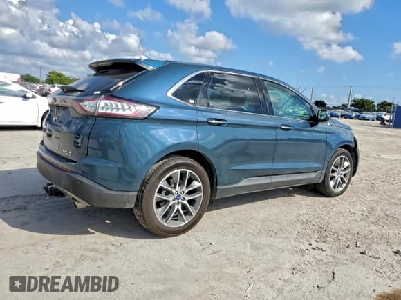 ✅ 2016 Ford Edge Titanium • VIN: 2FMPK4K97GBB02590 • Lot: 94193955. Listed on Copart with 123,384 mi. Free auction sales archive from the USA and detailed vehicle history report at DreamBid. Image 3.