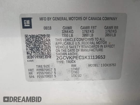 ✅ 2019 Chevrolet Silverado 1500 LT • VIN: 2GCVKPEC1K1113653 • Lot: 42731153. Wystawiony na IAAI z przebiegiem 219 858 mil. Bezpłatny archiwum sprzedaży aukcyjnych z USA i szczegółowy raport historii pojazdu na DreamBid. Zdjęcie 9.