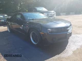 2013 Chevrolet Camaro LS with VIN 2G1FA1E39D9241446, listed as a IAAI auction lot 43062714 with 222,158 mi miles and . Bid and sale history available at DreamBid. Image 1.