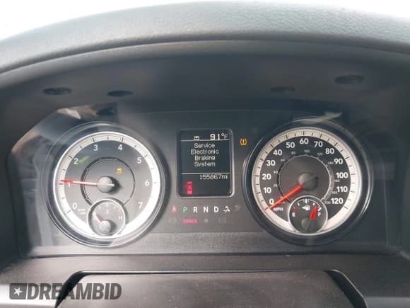 ✅ 2019 Ram 1500 Tradesman • VIN: 1C6RR6FG0KS594446 • Lot: 42264468. Listed on IAAI with 155,867 mi. Free auction sales archive from the USA and detailed vehicle history report at DreamBid. Image 7.