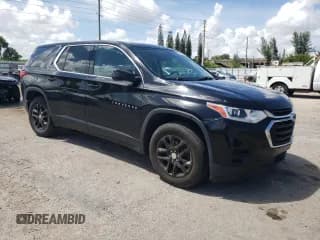 ✅ 2019 Chevrolet Traverse LS • VIN: 1GNERFKW8KJ180431 • Lot: 69841374. Wystawiony na Copart z przebiegiem 98 065 mil. Bezpłatny archiwum sprzedaży aukcyjnych z USA i szczegółowy raport historii pojazdu na DreamBid. Zdjęcie 4.