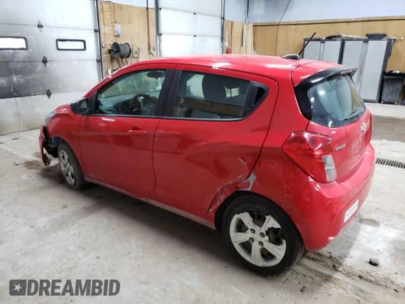 2021 Chevrolet Spark LS with VIN KL8CA6SA6MC700802, listed as a Copart auction lot 91022275 with 105,401 mi miles and Clean title. Bid and sale history available at DreamBid. Image 2.