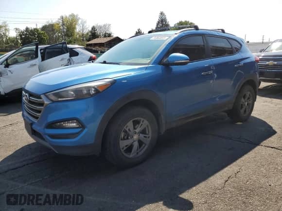 2016 Hyundai Tucson Sport with VIN KM8J3CA27GU142244, listed as a Copart auction lot 71363555 with 111,666 mi miles and Clean title. Bid and sale history available at DreamBid. Image 1.