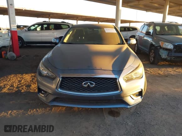 ✅ 2018 Infiniti Q50 Luxe • VIN: JN1EV7AR4JM433377 • Lot: 43883601. Listed on IAAI with 126,468 mi. Free auction sales archive from the USA and detailed vehicle history report at DreamBid. Image 6.