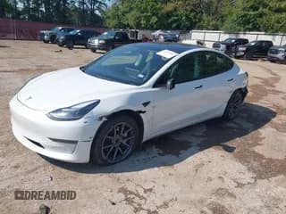 ✅ 2021 Tesla Model 3 Standard Range Plus • VIN: 5YJ3E1EA7MF096240 • Lot: 43175987. Listed on IAAI with Not provided. Free auction sales archive from the USA and detailed vehicle history report at DreamBid. Image 2.