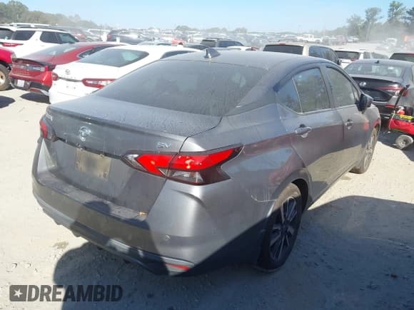 ✅ 2021 Nissan Versa SV • VIN: 3N1CN8EV0ML881845 • Lot: 43454278. Listed on IAAI with 54,040 mi. Free auction sales archive from the USA and detailed vehicle history report at DreamBid. Image 4.