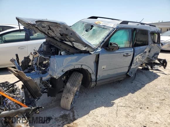 ✅ 2024 Ford Bronco Sport Big Bend • VIN: 3FMCR9B64RRF46608 • Лот: 52806375. Опубликован ранее на Copart с пробегом Не указан. Бесплатный доступ к архиву аукционных продаж из США и подробный отчёт об истории автомобиля на DreamBid. Изображение 1.