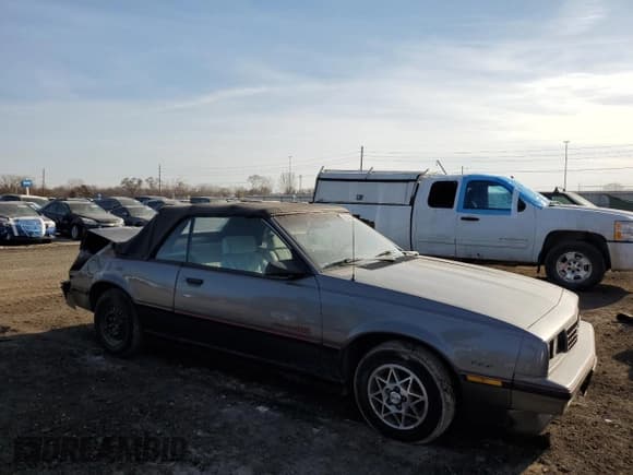 ✅ 1987 Chevrolet Cavalier • VIN: 1G1JE31W5H7194966 • Lot: 48345315. Listed on Copart with 111,052 mi. Free auction sales archive from the USA and detailed vehicle history report at DreamBid. Image 4.