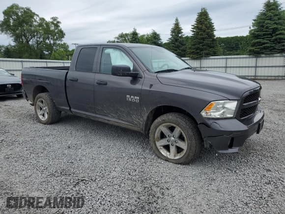 ✅ 2018 Ram 1500 Express • VIN: 1C6RR7FG7JS210053 • Lot: 61964735. Listed on Copart with 101,548 mi. Free auction sales archive from the USA and detailed vehicle history report at DreamBid. Image 4.