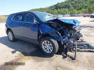 2019 Chevrolet Equinox LT z VIN 2GNAXUEV0K6120832, wystawiony jako IAAI lot #43179856 z przebiegiem 81 658 mil mil oraz . Historia ofert i sprzedaży dostępna na DreamBid. Obrazek 1.