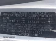 ✅ 2010 Kia Rio LX • VIN: KNADH4A38A6673706 • Lot: 43645629. Listed on IAAI with 145,094 mi. Free auction sales archive from the USA and detailed vehicle history report at DreamBid. Image 9.