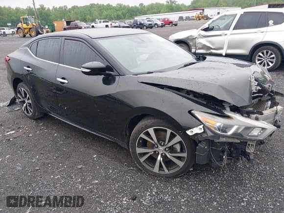 ✅ 2018 Nissan Maxima SL • VIN: 1N4AA6AP6JC379737 • Lot: 42255490. Listed on IAAI with 145,370 mi. Free auction sales archive from the USA and detailed vehicle history report at DreamBid. Image 1.